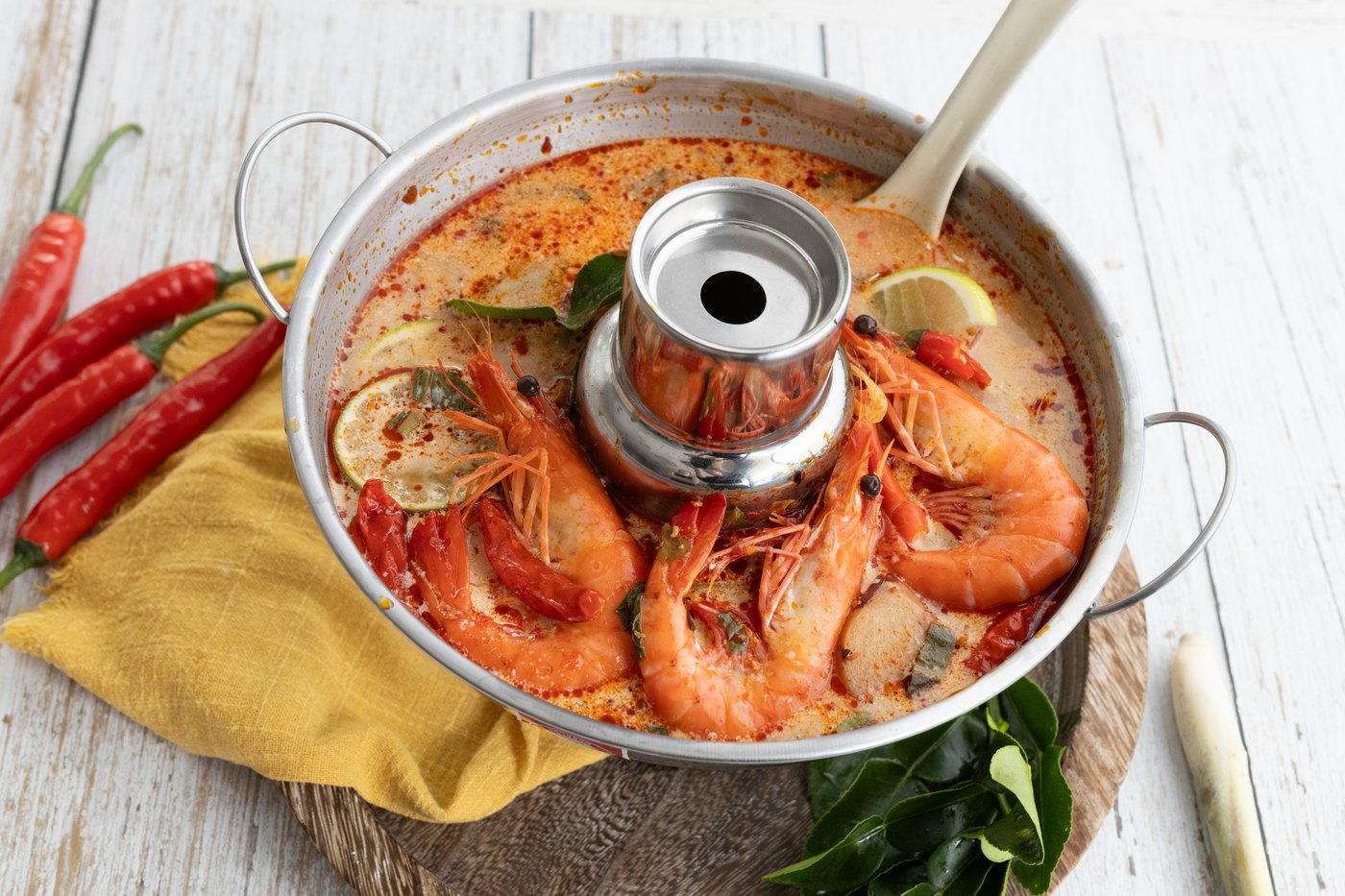 Tom Yum Red Seafood Soup (Firepot)
